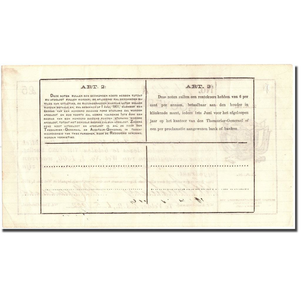 Banknote, South Africa, 5 Pounds, 1902, 1902-05-01, AU(50-53)