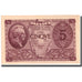 Banknote, Italy, 5 Lire, 1944, 1944-11-23, KM:31a, UNC(63)