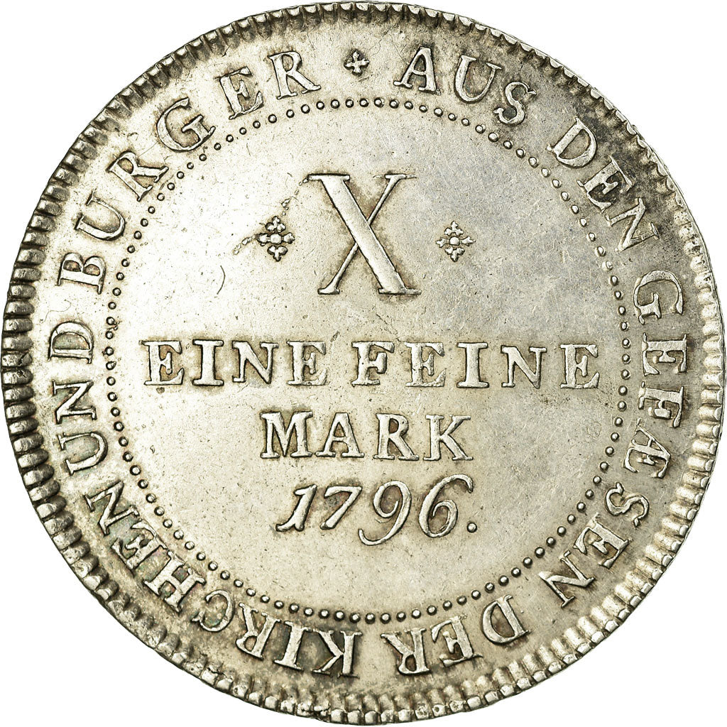Coin, German States, FRANKFURT AM MAIN, Thaler, 1796, AU(55-58), Silver, KM:288