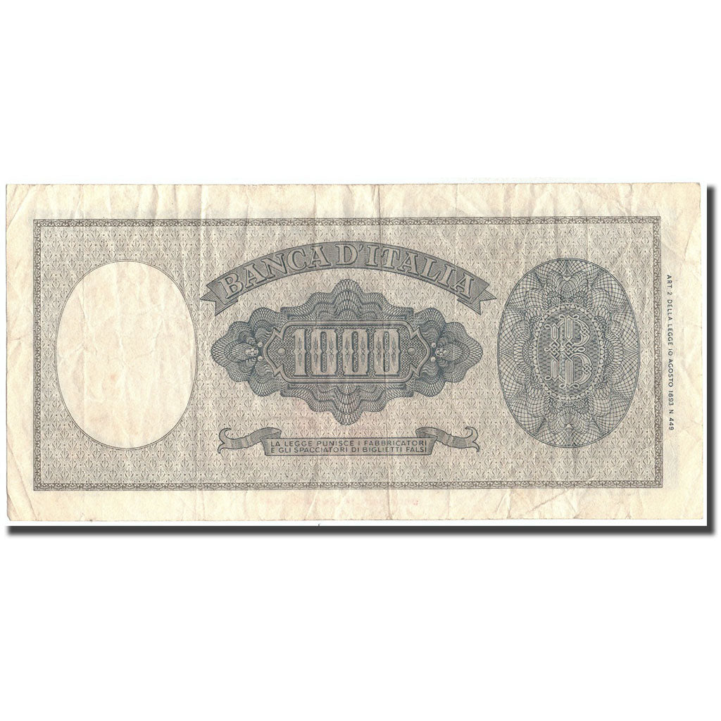 Banknote, Italy, 1000 Lire, 1961, 1961-03-23, KM:88c, EF(40-45)