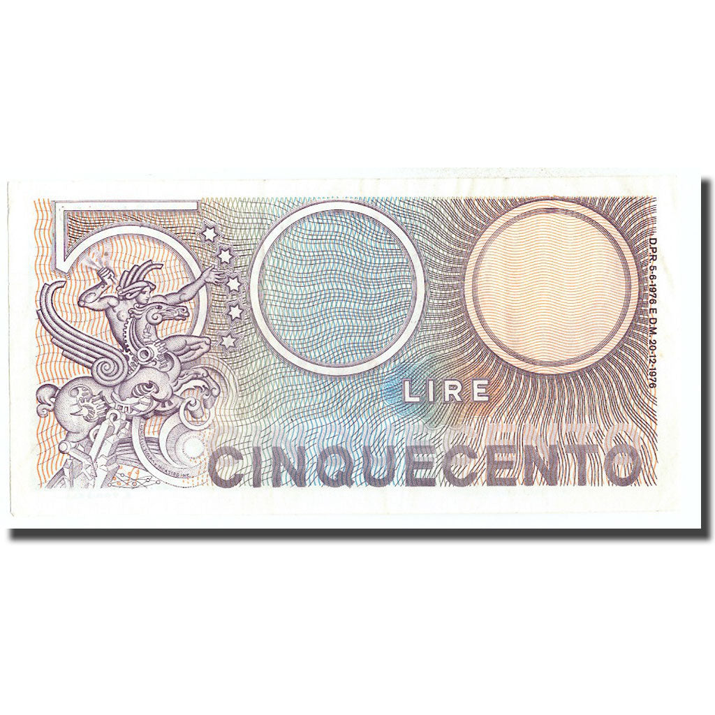 Geldschein, Italien, 500 Lire, KM:94, VZ