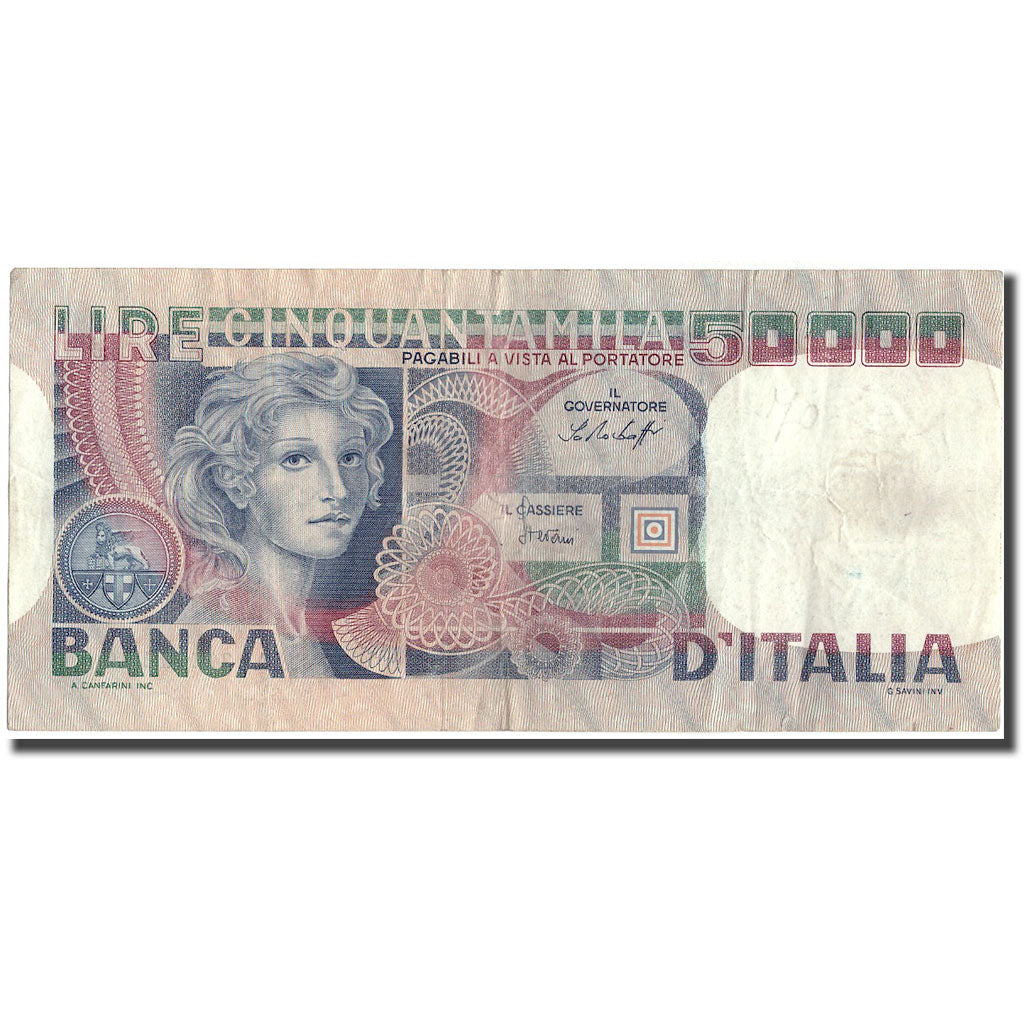 Banknote, Italy, 50,000 Lire, 1977, 1977-06-20, KM:107a, EF(40-45)
