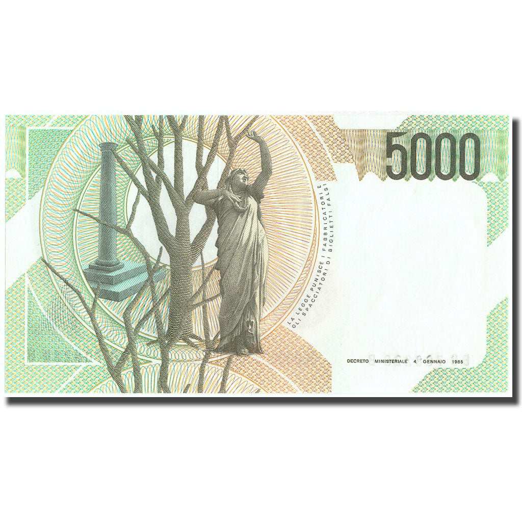 Banconote, Italia, 5000 Lire, 1985, 1985, KM:111b, SPL