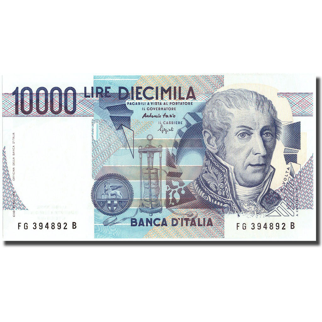 Banknote, Italy, 10,000 Lire, Undated (1994), KM:112d, UNC(65-70)