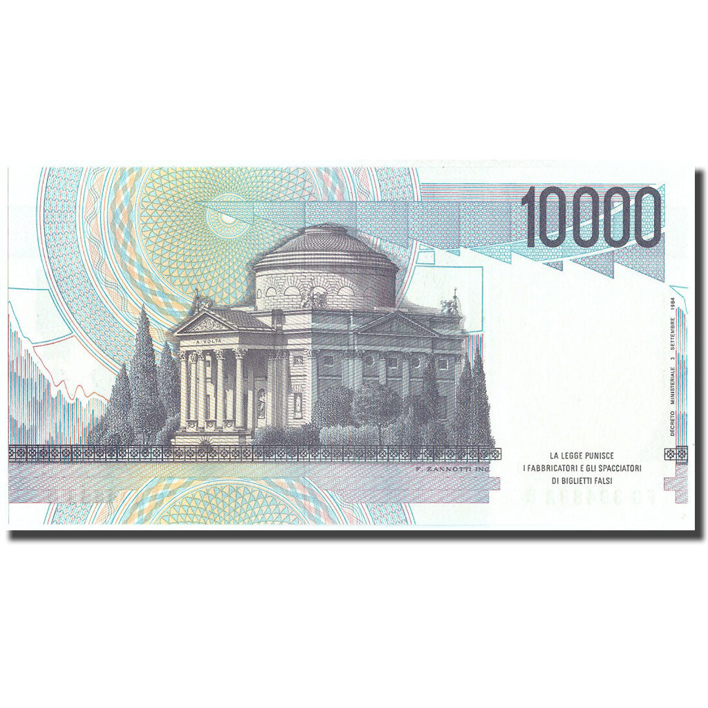 Banknote, Italy, 10,000 Lire, Undated (1994), KM:112d, UNC(65-70)