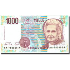 Banknote, Italy, 1000 Lire, 1990, 1990, KM:114a, UNC(64)