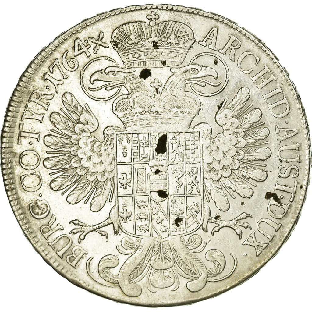 Coin, AUSTRIAN STATES, BURGAU, Maria Theresa, Thaler, Convention, 1764