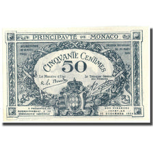 Geldschein, Monaco, 50 Centimes, 1920, 1920-03-20, KM:3a, UNZ