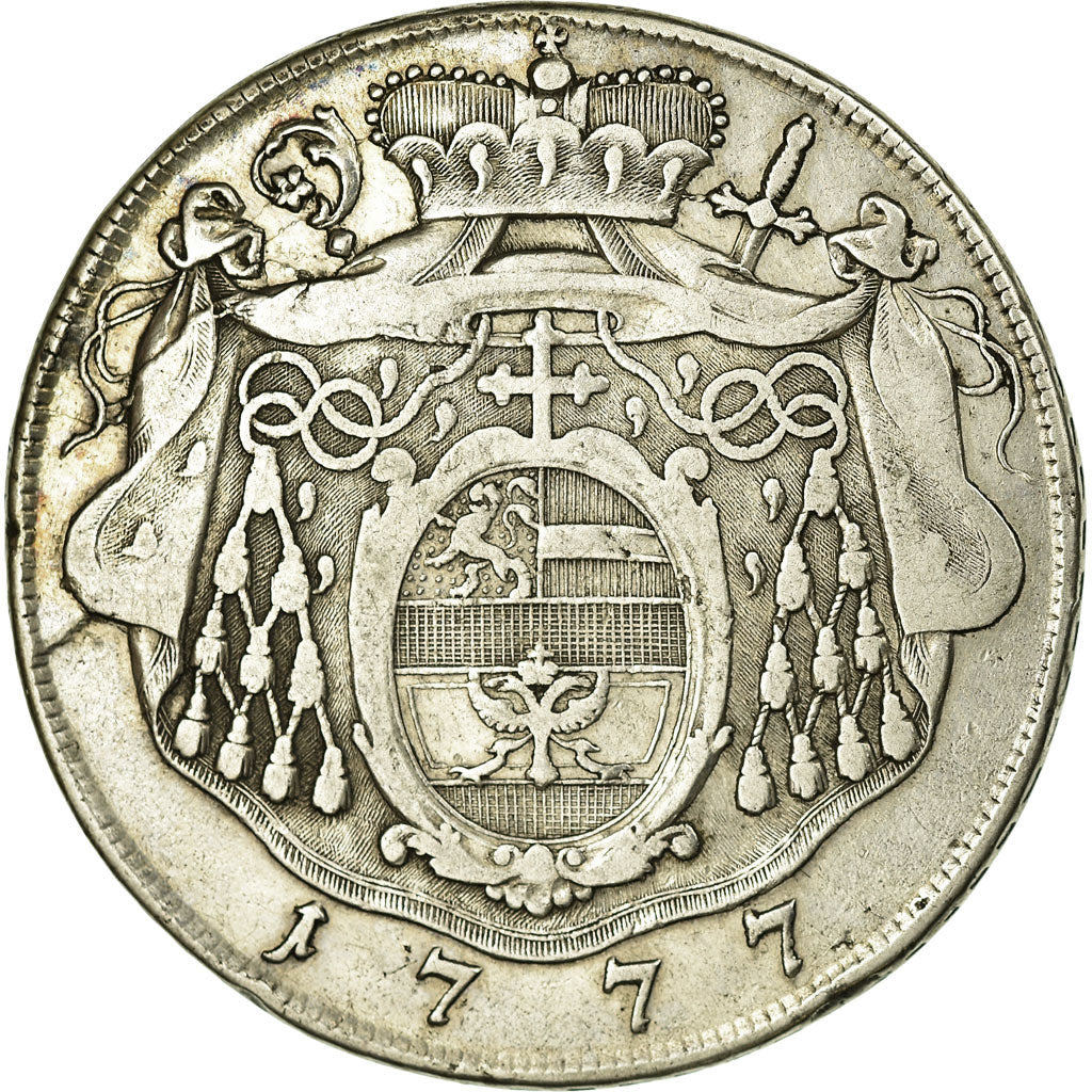 Bishopric of Salzburg, Hieronymus von Colloredo, Thaler, 1777, Salzburg