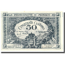 Banconote, Monaco, 50 Centimes, 1920, 1920-03-20, KM:3a, SPL+