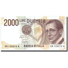 Banknote, Italy, 2000 Lire, 1990, 1990, KM:115, AU(55-58)