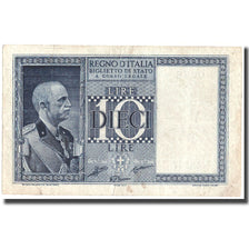 Banknote, Italy, 10 Lire, 1938, 1938, KM:25b, EF(40-45)