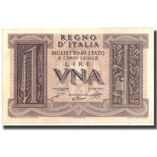 Banknote, Italy, 1 Lira, 1939, 1939, KM:26, UNC(65-70)