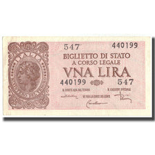 Banknote, Italy, 1 Lira, 1944, 1944-11-23, KM:29c, UNC(60-62)