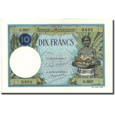 Geldschein, Madagascar, 10 Francs, KM:36, UNZ-