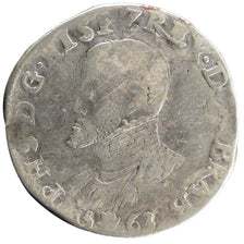 Belgium, 1/2 Ecu, 1563, Anvers, VF(20-25), Silver, Delmonte #51, 16.60