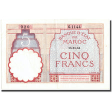 Banconote, Marocco, 5 Francs, 1941, 1941-11-14, KM:23Ab, SPL-