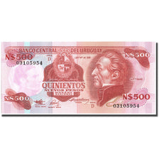 Banknote, Uruguay, 500 Nuevos Pesos, KM:63a, UNC(65-70)