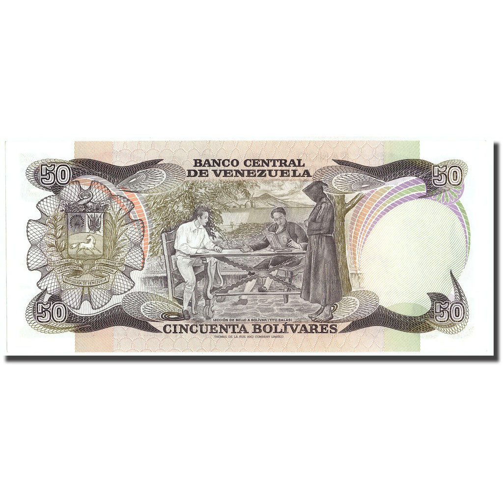 Billete, 50 Bolivares, 1981, Venezuela, 1981-01-27, KM:58a, SC+