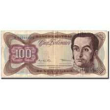 Banknote, Venezuela, 100 Bolivares, 1978-12-12, KM:55e, EF(40-45)
