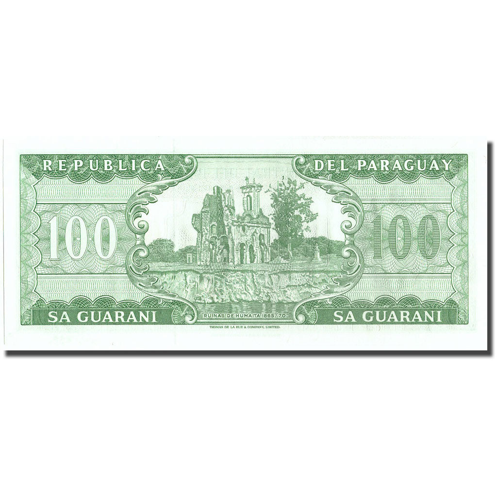 Banknote, Paraguay, 100 Guaranies, KM:198a, UNC(65-70)