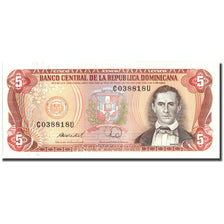 Billet, Dominican Republic, 5 Pesos Oro, 1988, 1988, KM:118c, NEUF