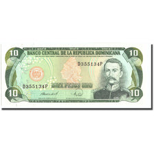 Biljet, Dominicaanse Republiek, 10 Pesos Oro, 1988, 1988, KM:119c, NIEUW