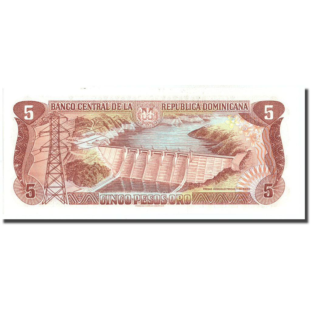 Banknote, Dominican Republic, 5 Pesos Oro, KM:152b, UNC(65-70)
