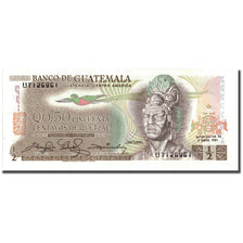 Banknote, Guatemala, 1/2 Quetzal, 1981, 1981-01-07, KM:58c, UNC(60-62)