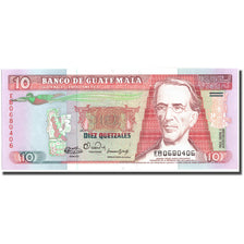 Banknot, Guatemala, 10 Quetzales, 1990, 1990-01-03, KM:75b, UNC(65-70)