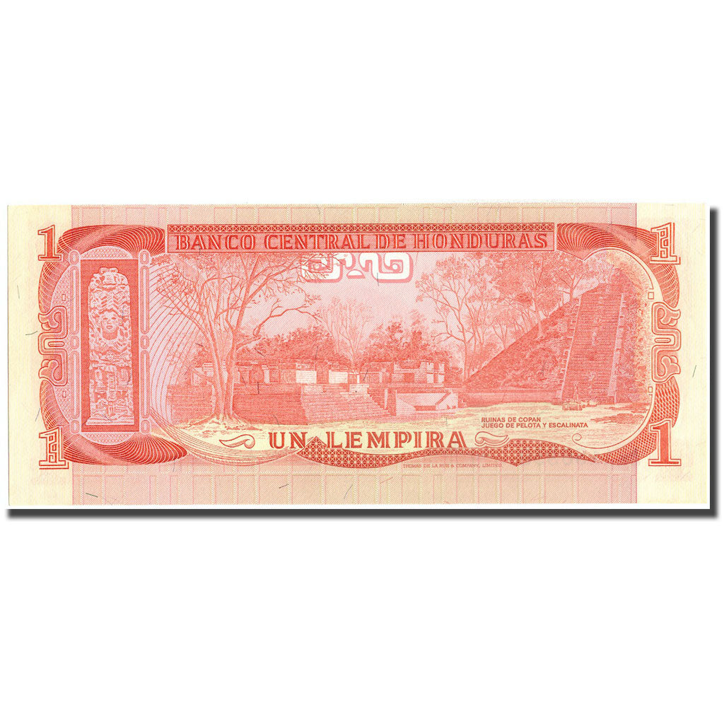 Banknote, Honduras, 1 Lempira, 1978, 1978-06-30, KM:62, UNC(65-70)