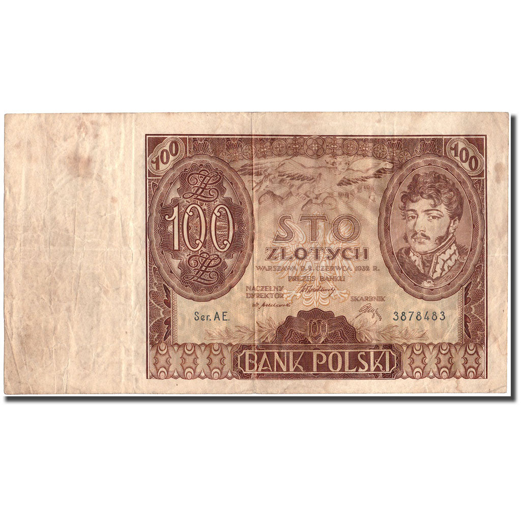Banknote, Poland, 100 Zlotych, 1932, 1932, KM:74a, EF(40-45)