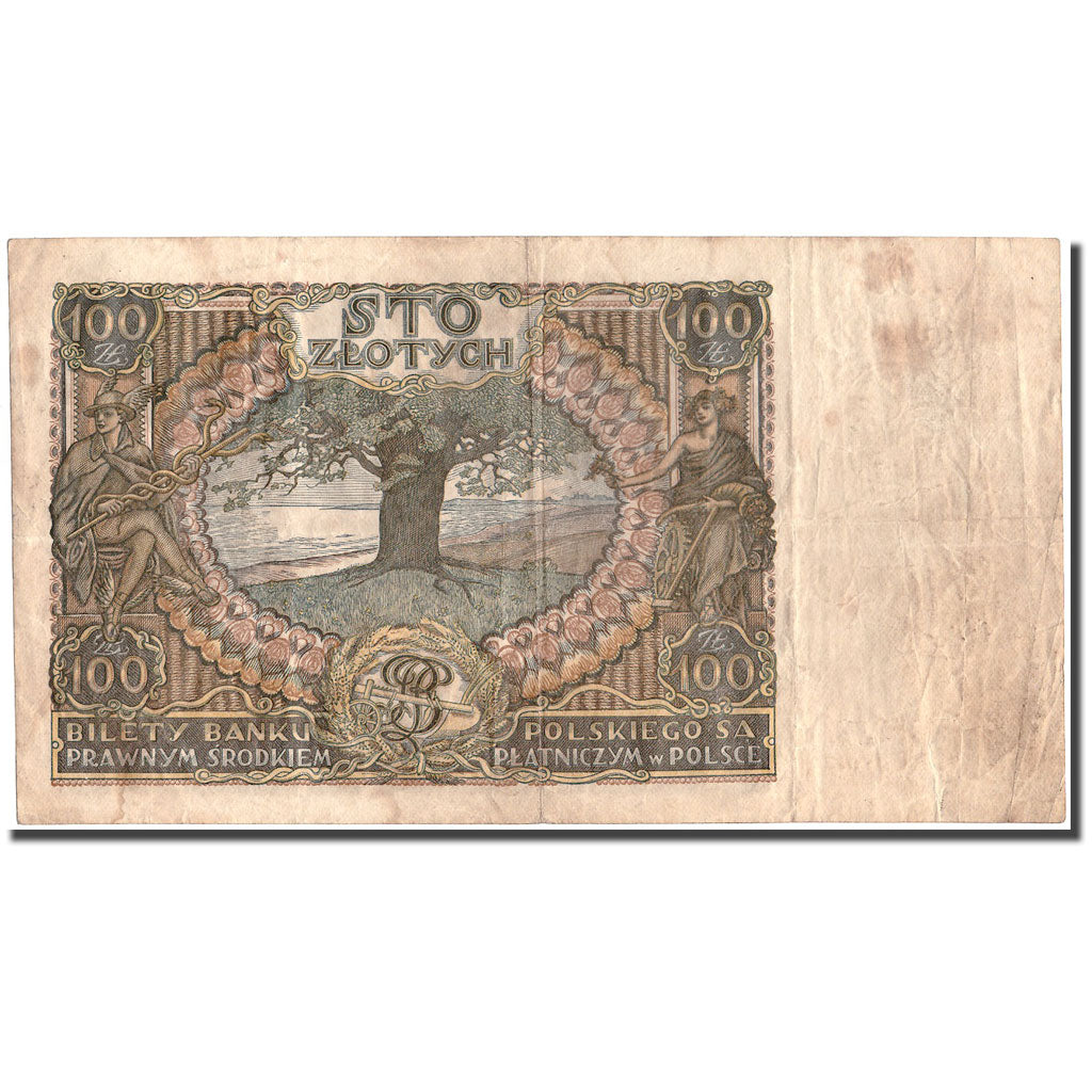 Banknote, Poland, 100 Zlotych, 1932, 1932, KM:74a, EF(40-45)