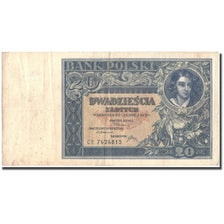 Banknote, Poland, 20 Zlotych, 1931, 1931, KM:73, EF(40-45)