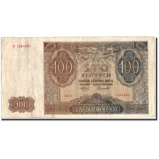 Banconote, Polonia, 100 Zlotych, 1941, 1941, KM:103, BB
