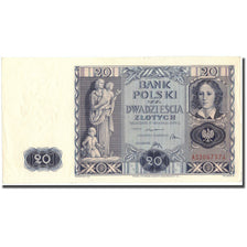 Banknote, Poland, 20 Zlotych, 1936, 1936-11-11, KM:77, AU(55-58)