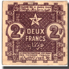 Banknote, Morocco, 2 Francs, 1944, 1944-04-06, KM:43, AU(50-53)