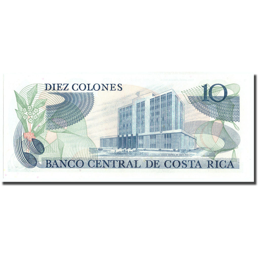 Billet, Costa Rica, 10 Colones, 1985, 1985-10-02, KM:237b, NEUF