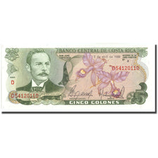 Banknote, Costa Rica, 5 Colones, 1986, 1986-04-02, KM:236d, UNC(65-70)
