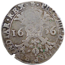 Belgium, Patagon, 1636, Anvers, VF(20-25), Silver, 27.80