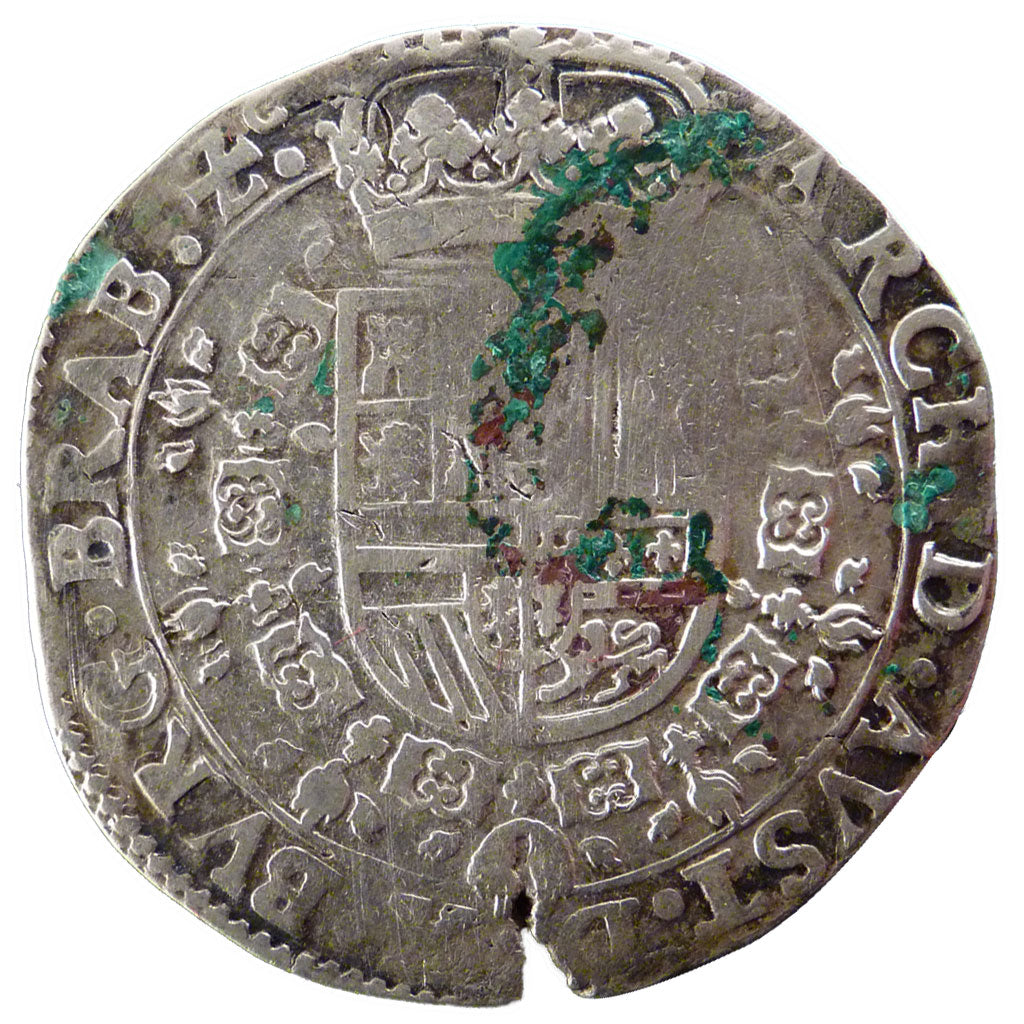 Belgium, Patagon, 1636, Anvers, VF(20-25), Silver, 27.80