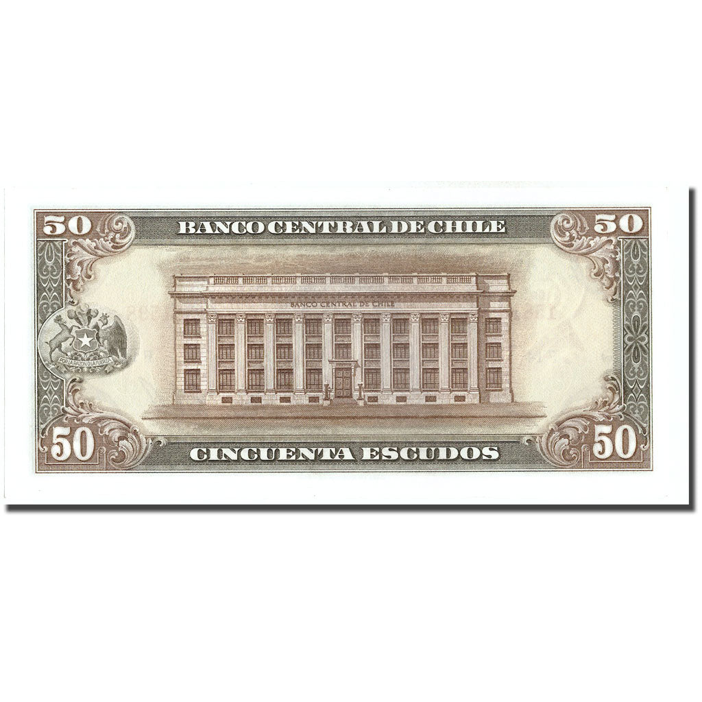 Billete, 50 Escudos, Chile, KM:140b, UNC