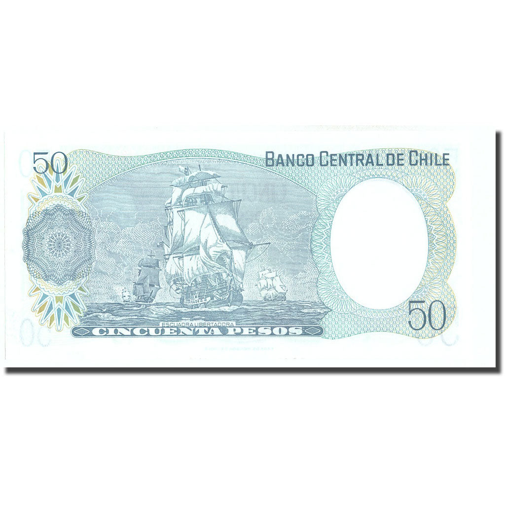 Billete, 50 Pesos, 1981, Chile, 1981, KM:151b, SC