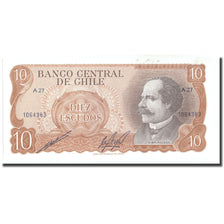 Billete, 10 Escudos, Chile, KM:142, UNC