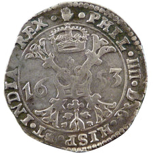 Belgium, Patagon, 1653, Anvers, VF(30-35), Silver, 27.80