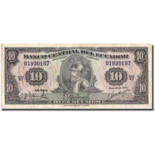 Banknote, Ecuador, 10 Sucres, 1971, 1971-05-20, KM:101Ab, VF(30-35)