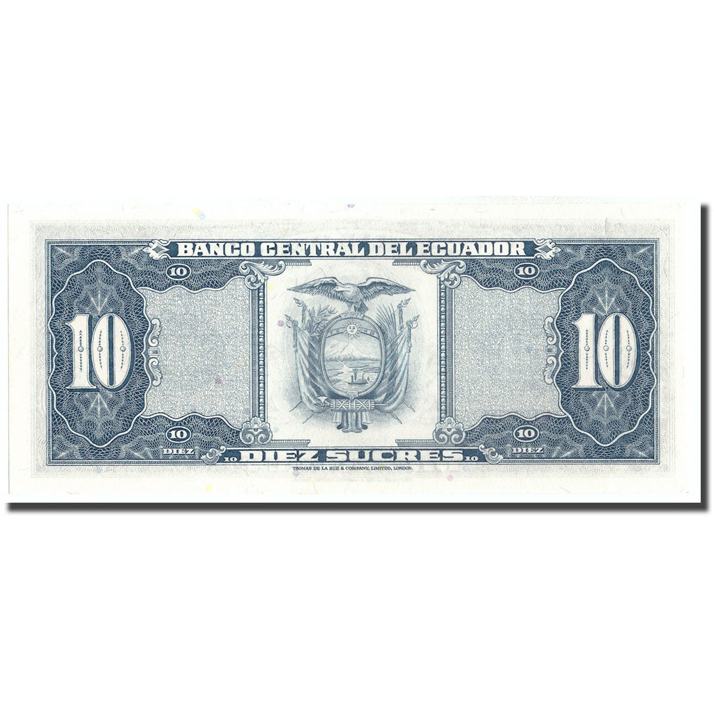 Banknote, Ecuador, 10 Sucres, 1983, 1983-04-20, KM:114b, UNC(63)