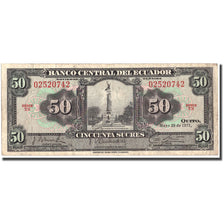 Banknote, Ecuador, 50 Sucres, 1971, 1971-05-20, KM:104b, EF(40-45)