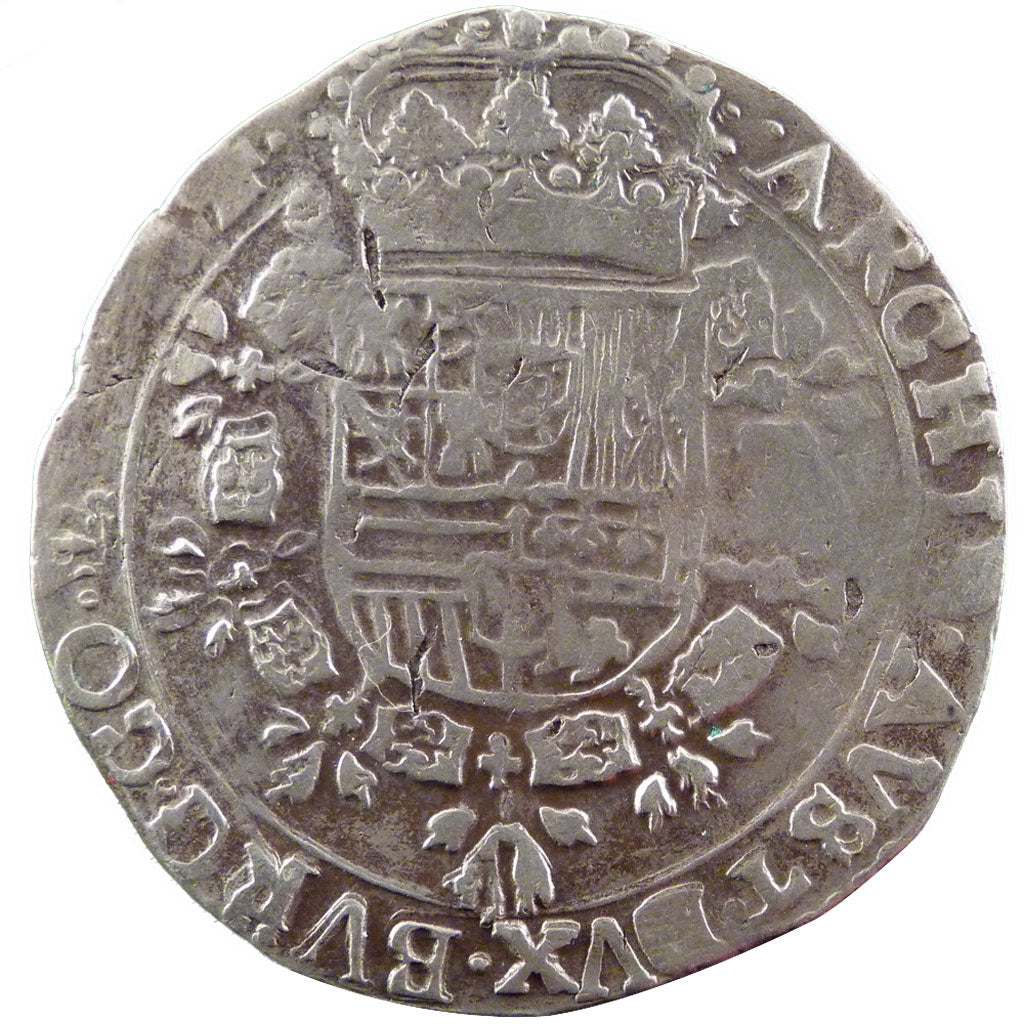 Belgium, Patagon, 1651, Brugges, VF(20-25), Silver, 27.90