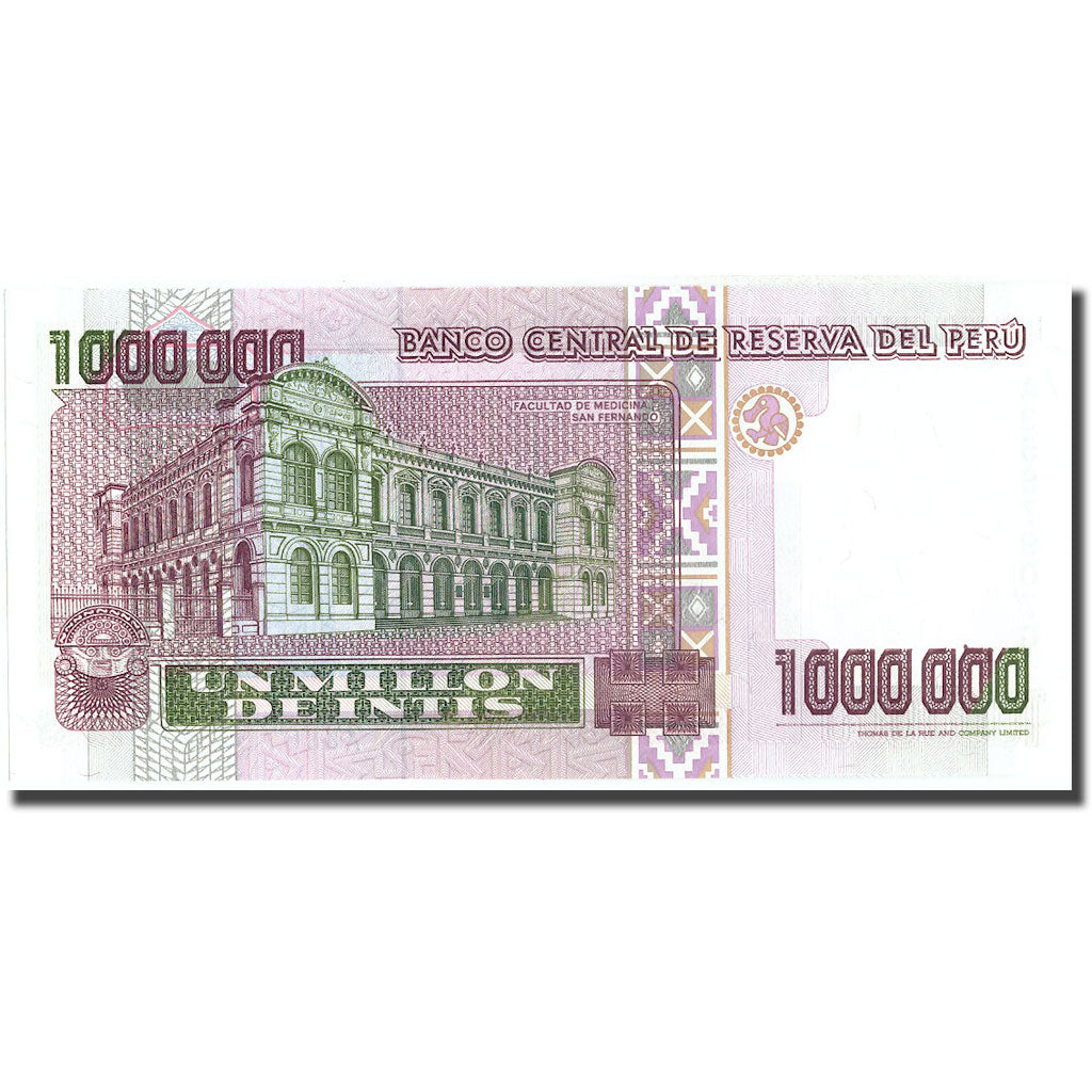 Banknote, Peru, 1,000,000 Intis, 1990, 1990-01-05, KM:148, UNC(65-70)